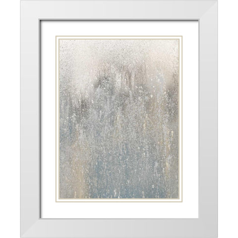 Soaring Dawn White Modern Wood Framed Art Print with Double Matting by Mercado, M.