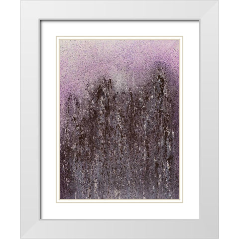 Soaring High White Modern Wood Framed Art Print with Double Matting by Mercado, M.