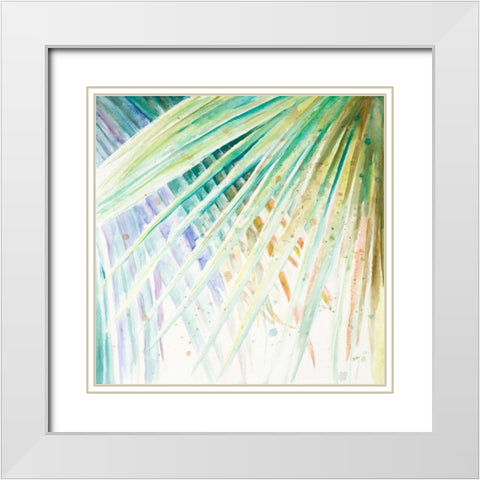 Palmers Pastel I White Modern Wood Framed Art Print with Double Matting by Pinto, Patricia