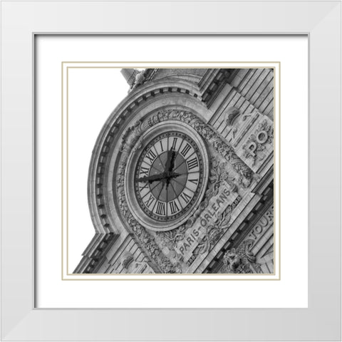 Paris Views III White Modern Wood Framed Art Print with Double Matting by Navas, Emily