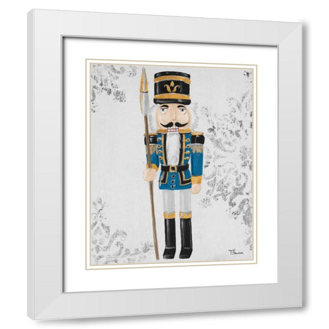 Elegant Nutcracker I White Modern Wood Framed Art Print with Double Matting by Hakimipour, Tiffany