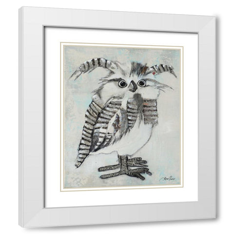Who Are You I White Modern Wood Framed Art Print with Double Matting by Ritter, Gina