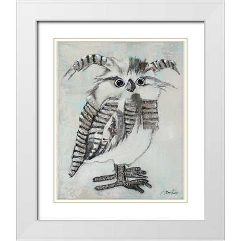 Who Are You I White Modern Wood Framed Art Print with Double Matting by Ritter, Gina