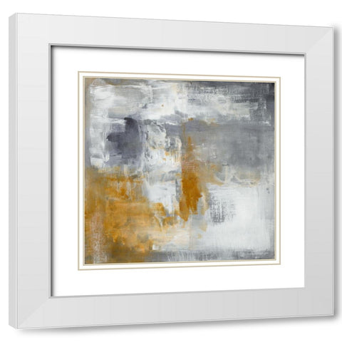 Sienna Scenario I White Modern Wood Framed Art Print with Double Matting by Loreth, Lanie
