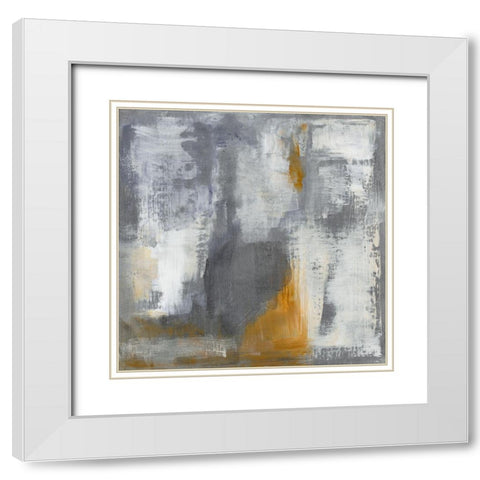 Sienna Scenario II White Modern Wood Framed Art Print with Double Matting by Loreth, Lanie
