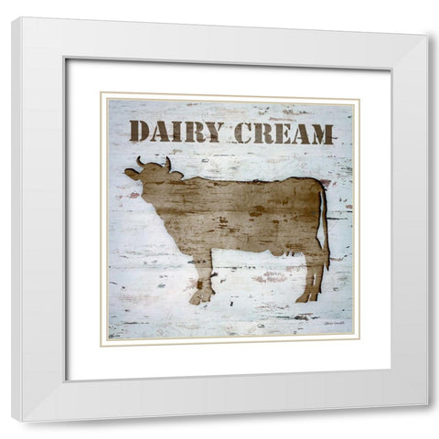 Fresh Milk II White Modern Wood Framed Art Print with Double Matting by Loreth, Lanie