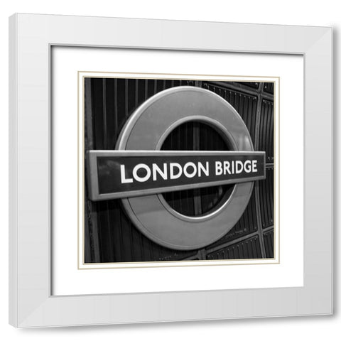 London Scene II White Modern Wood Framed Art Print with Double Matting by Navas, Emily