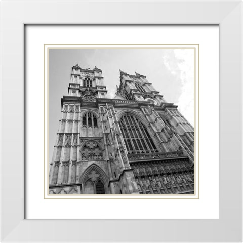 London Scene IV White Modern Wood Framed Art Print with Double Matting by Navas, Emily