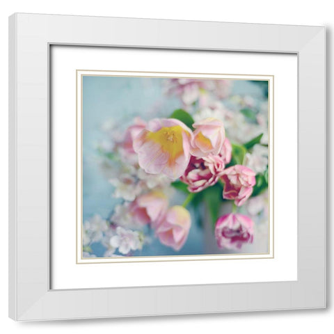 Pulled from the Garden I White Modern Wood Framed Art Print with Double Matting by Gardner, Sarah