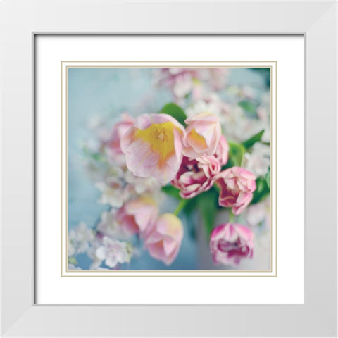 Pulled from the Garden I White Modern Wood Framed Art Print with Double Matting by Gardner, Sarah