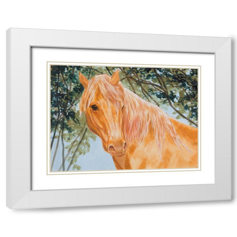 Champions I White Modern Wood Framed Art Print with Double Matting by Baliko, Linda