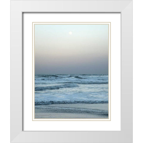 Daytona Gray I White Modern Wood Framed Art Print with Double Matting by Nawrocke, Bruce