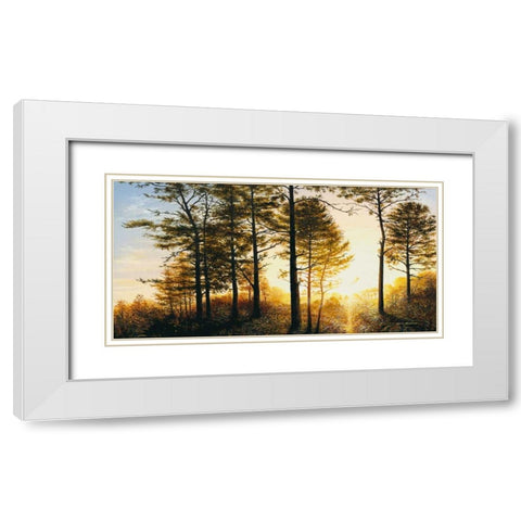 Lifes Engine White Modern Wood Framed Art Print with Double Matting by Nawrocke, Bruce