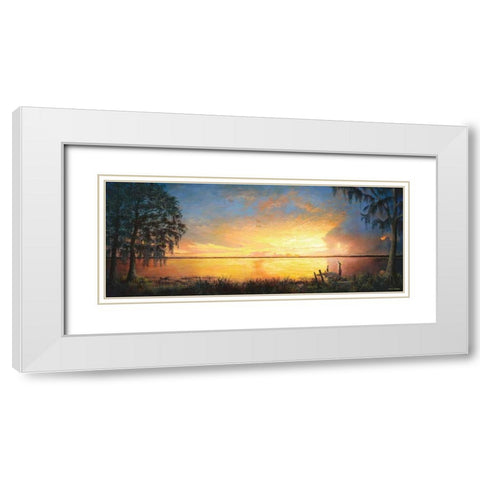 Nature Prevails White Modern Wood Framed Art Print with Double Matting by Nawrocke, Bruce