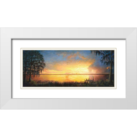 Nature Prevails White Modern Wood Framed Art Print with Double Matting by Nawrocke, Bruce