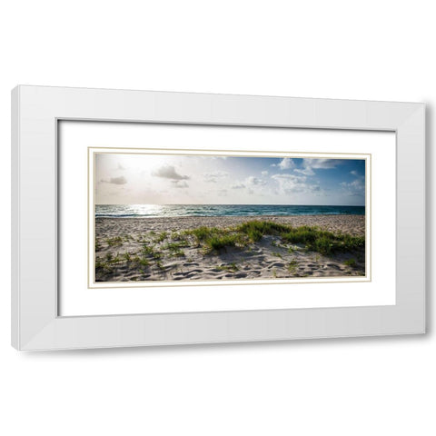 Daylight Views White Modern Wood Framed Art Print with Double Matting by Bill Carson Photography