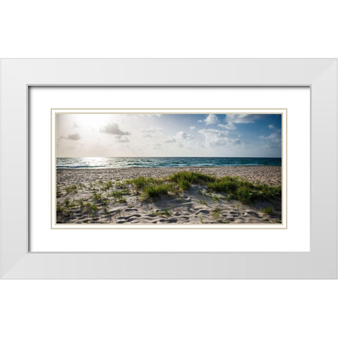 Daylight Views White Modern Wood Framed Art Print with Double Matting by Bill Carson Photography