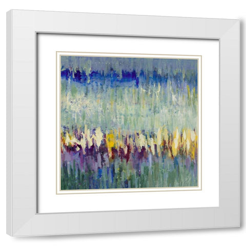 Garden Dream White Modern Wood Framed Art Print with Double Matting by Loreth, Lanie