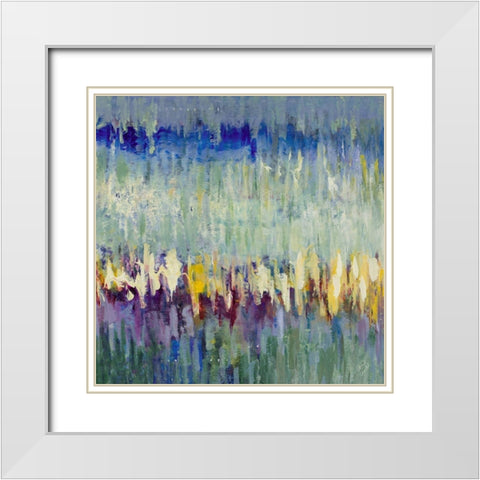 Garden Dream White Modern Wood Framed Art Print with Double Matting by Loreth, Lanie