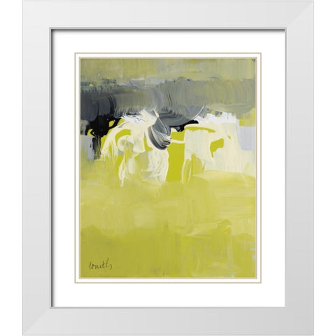 Space To Think White Modern Wood Framed Art Print with Double Matting by Loreth, Lanie