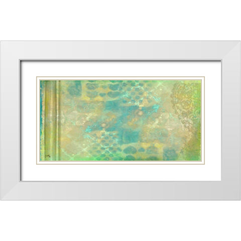 Sing and Play Pattern I White Modern Wood Framed Art Print with Double Matting by Medley, Elizabeth