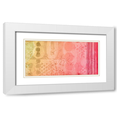 Sing and Play Pattern II White Modern Wood Framed Art Print with Double Matting by Medley, Elizabeth