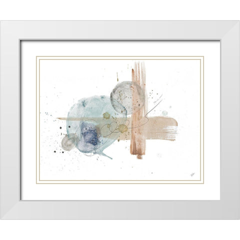Soft Wash White Modern Wood Framed Art Print with Double Matting by Pinto, Patricia