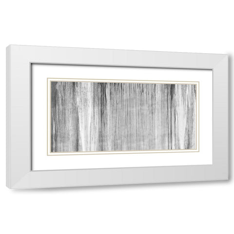 Gray City in the Night White Modern Wood Framed Art Print with Double Matting by Gonzalez, Roberto