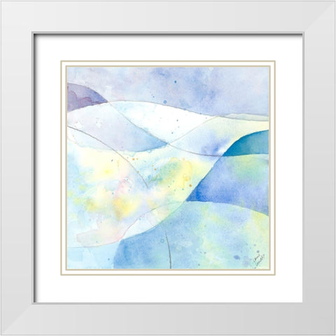 Underwater Fantasy I White Modern Wood Framed Art Print with Double Matting by Loreth, Lanie