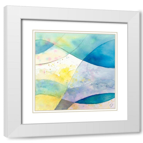Underwater Fantasy II White Modern Wood Framed Art Print with Double Matting by Loreth, Lanie