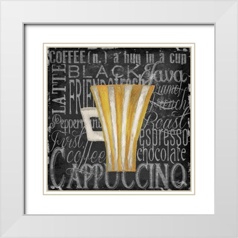 Coffee of the Day II White Modern Wood Framed Art Print with Double Matting by Medley, Elizabeth