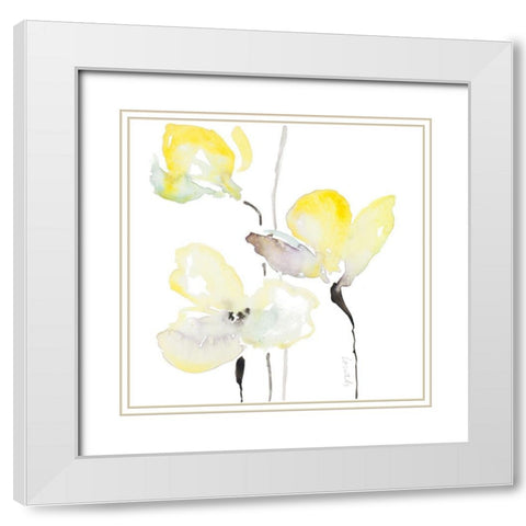Basking in the Sunshine IV White Modern Wood Framed Art Print with Double Matting by Loreth, Lanie