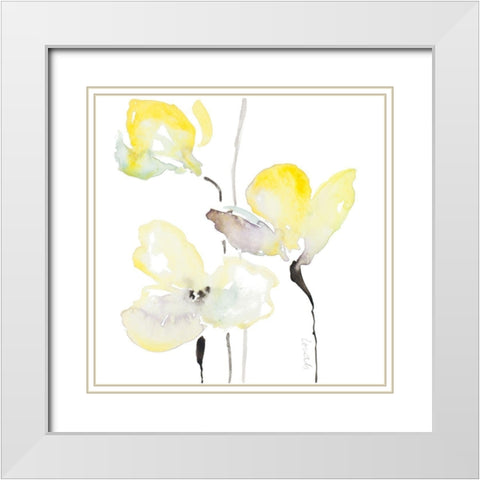 Basking in the Sunshine IV White Modern Wood Framed Art Print with Double Matting by Loreth, Lanie