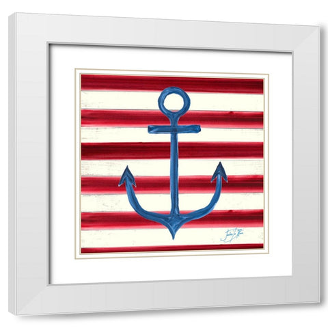 Sailors Life I White Modern Wood Framed Art Print with Double Matting by DeRice, Julie