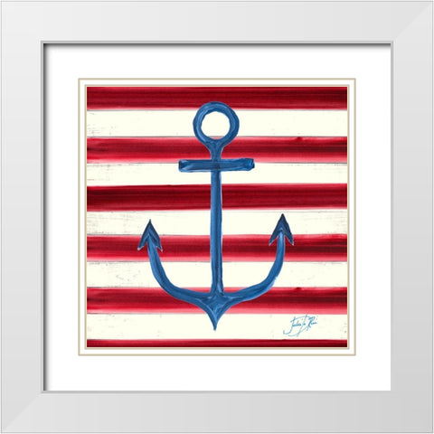 Sailors Life I White Modern Wood Framed Art Print with Double Matting by DeRice, Julie