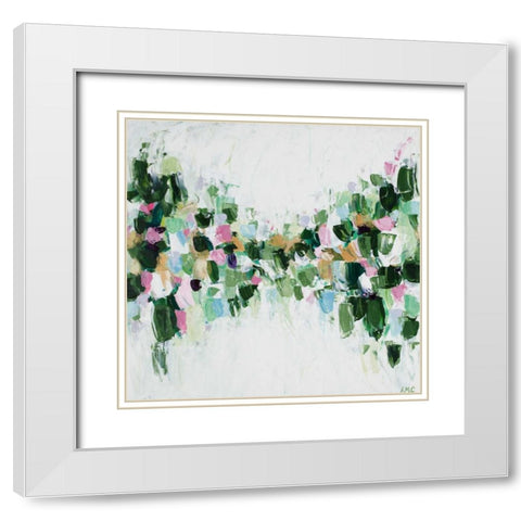 Color Perspective White Modern Wood Framed Art Print with Double Matting by Coolick, Ann Marie