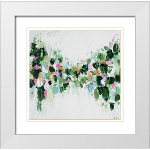 Color Perspective White Modern Wood Framed Art Print with Double Matting by Coolick, Ann Marie