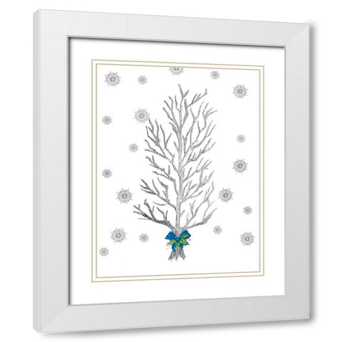 Winter Tree White Modern Wood Framed Art Print with Double Matting by Ritter, Gina