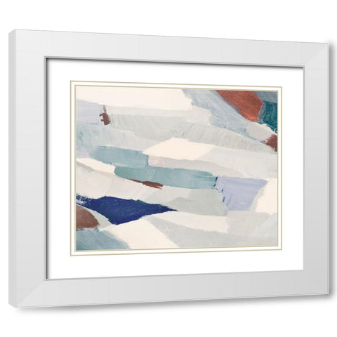 At Shore I White Modern Wood Framed Art Print with Double Matting by Loreth, Lanie