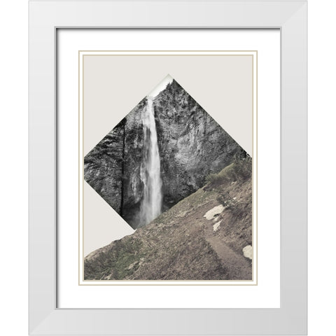 Nature Dynamics II White Modern Wood Framed Art Print with Double Matting by Wilson, Kali