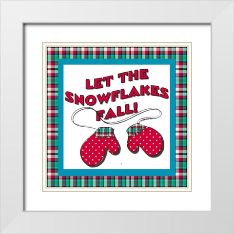 Chilly Nostalgia I White Modern Wood Framed Art Print with Double Matting by Mosher, Deidre