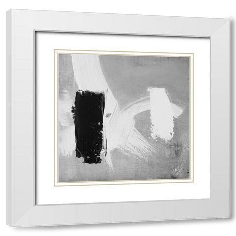 City Scene II White Modern Wood Framed Art Print with Double Matting by Loreth, Lanie