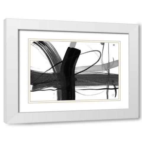 Urban Vibe I White Modern Wood Framed Art Print with Double Matting by Loreth, Lanie