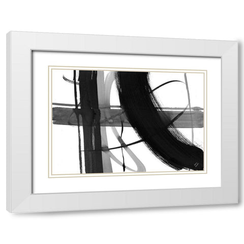 Urban Vibe II White Modern Wood Framed Art Print with Double Matting by Loreth, Lanie