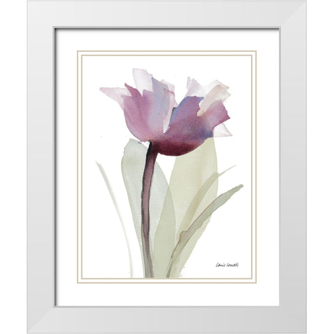 Single Whisper White Modern Wood Framed Art Print with Double Matting by Loreth, Lanie