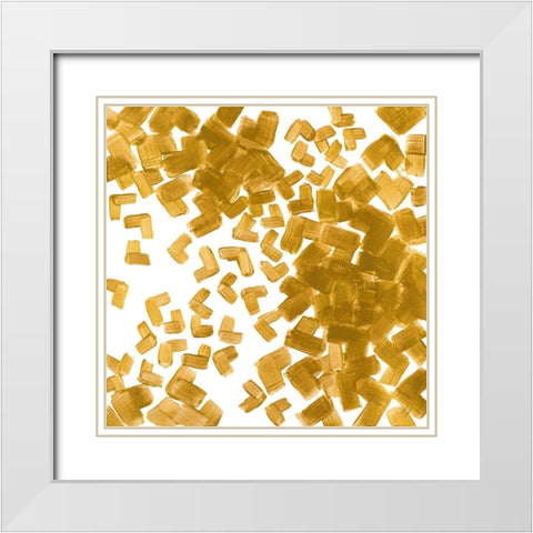 Liberation I White Modern Wood Framed Art Print with Double Matting by Loreth, Lanie