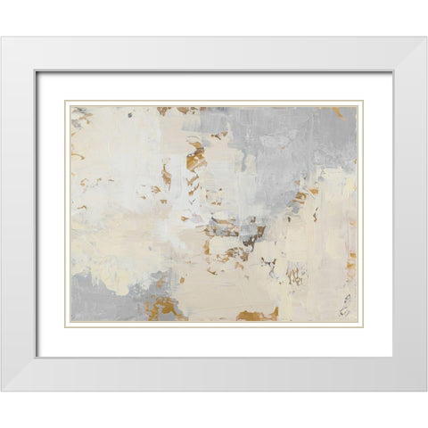 Repose White Modern Wood Framed Art Print with Double Matting by Loreth, Lanie