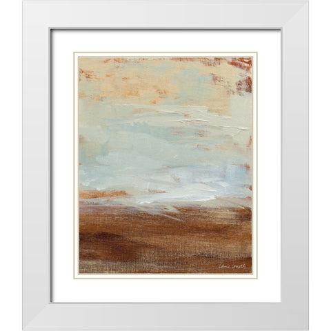 Everlasting Sea II White Modern Wood Framed Art Print with Double Matting by Loreth, Lanie