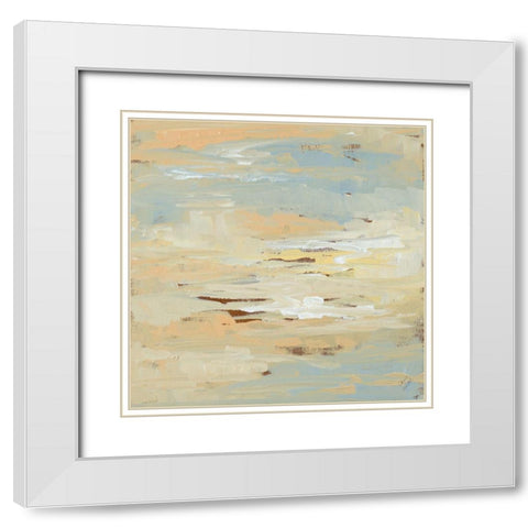 Everlasting White Modern Wood Framed Art Print with Double Matting by Loreth, Lanie