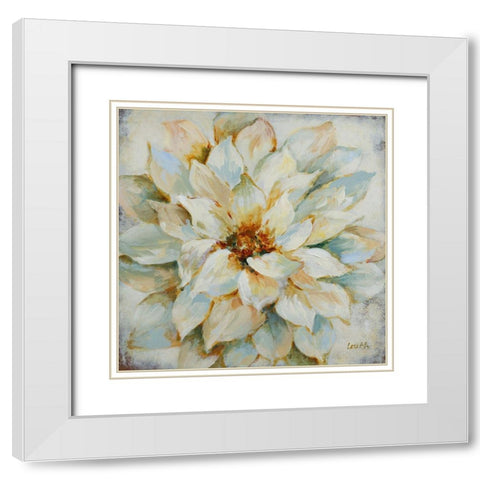 Blooming Beauty White Modern Wood Framed Art Print with Double Matting by Loreth, Lanie